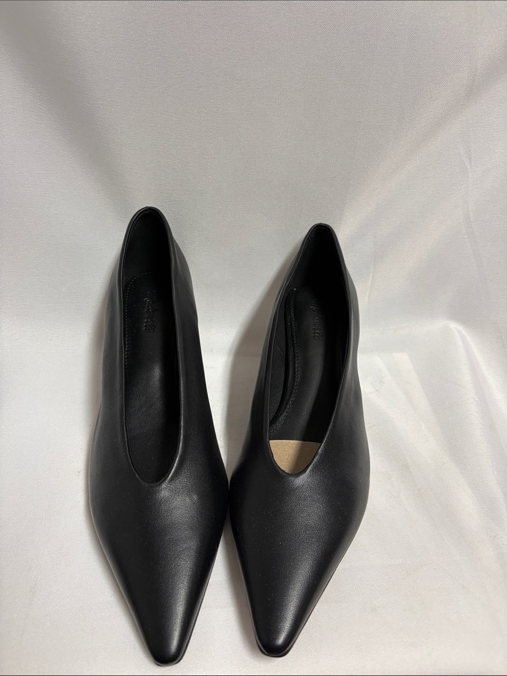 New Madewell The Emilie Glove Pump Black Size 7 - Picture 3 of 6